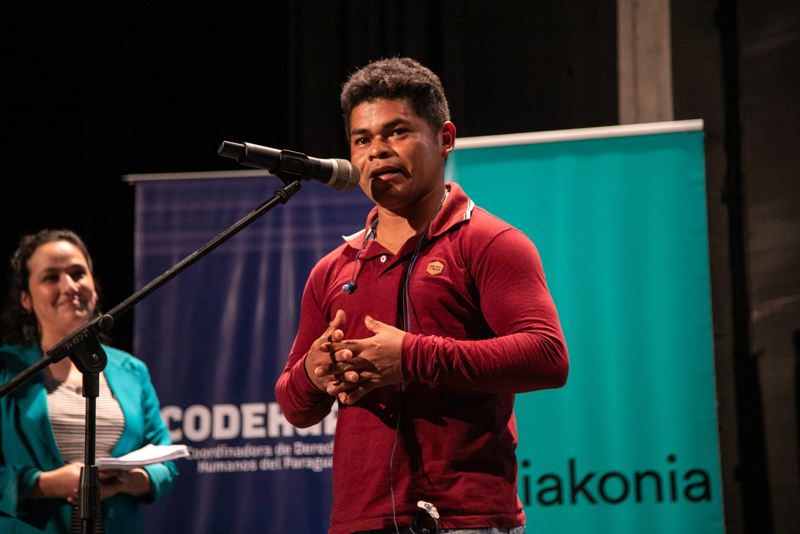 Amado Portillo, representante de la comunidad Loma Piroy